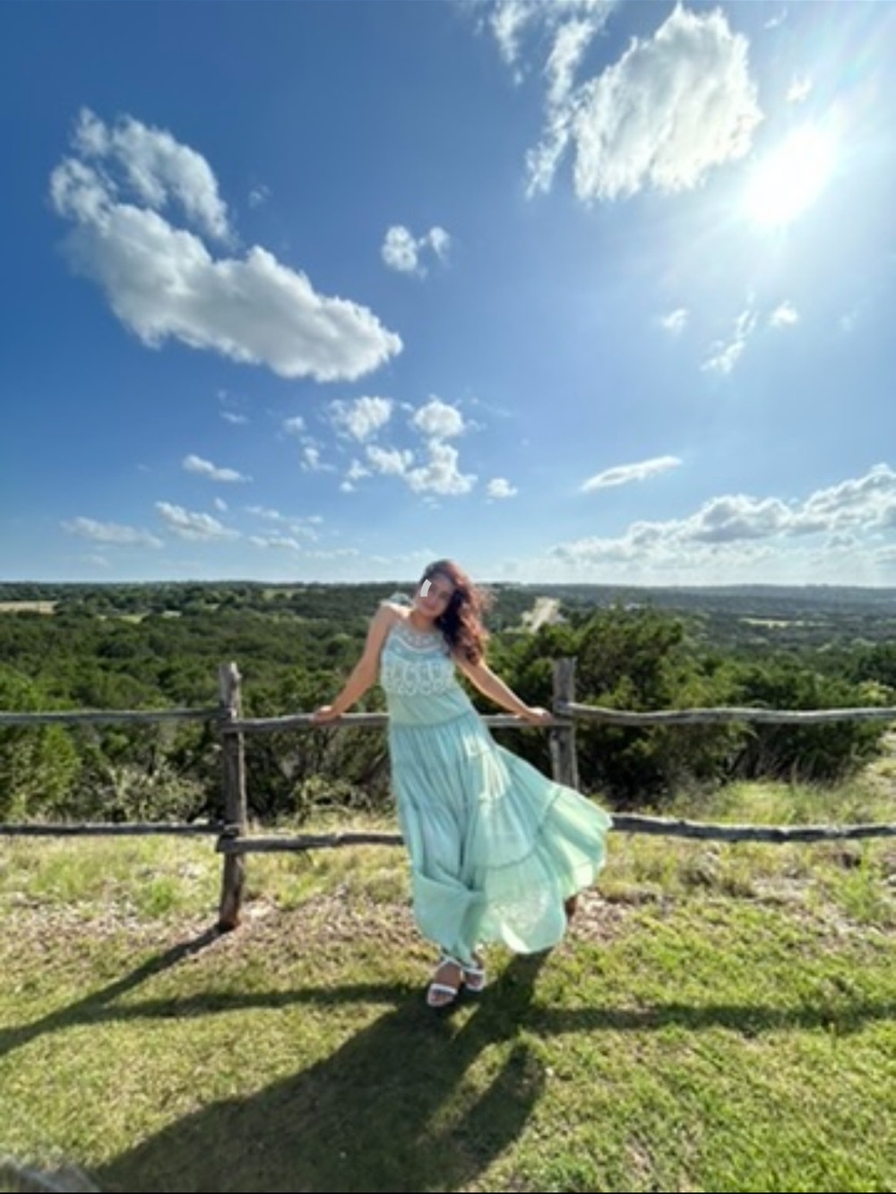 Free People Mint Green Tiered Midi Dress